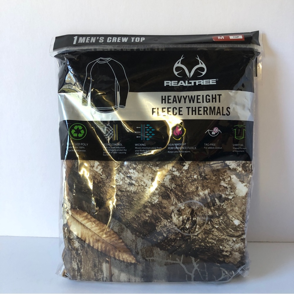 Realtree Heavyweight Fleece Thermal Baselayer - Medium